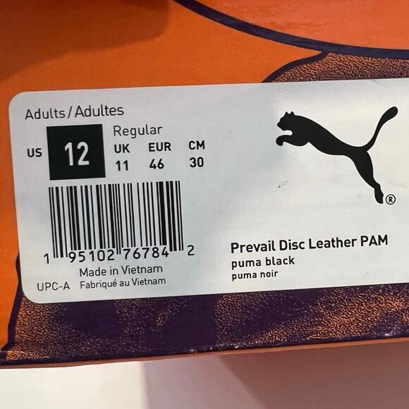 NEW PUMA X PERKS AND MINI PREVAIL DISC LEATHER SNEAKERS Size 12 - Picture 5 of 5